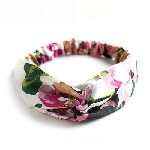 Fashion Women Girls Summer Bohemian Hair Bands Print Headbands Vintage