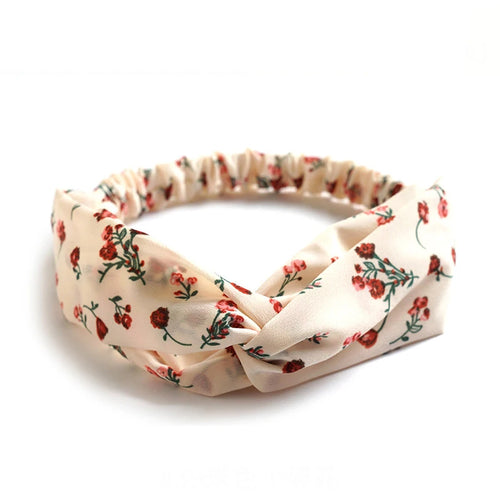 Fashion Women Girls Summer Bohemian Hair Bands Print Headbands Vintage